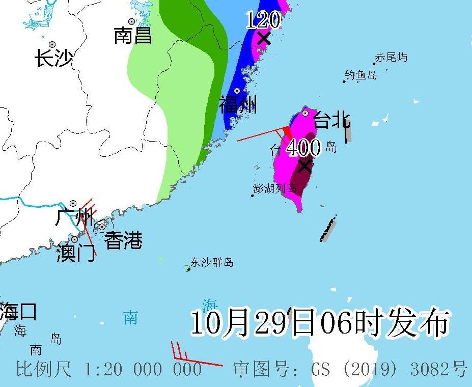 “康妮”后天登陆!福建暴雨!局部大暴雨!